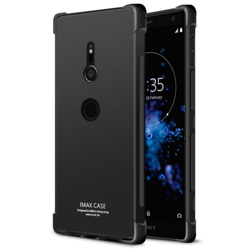 Etui Sony Xperia XZ2 Przezroczysty Seria Jedwabna Etui Ochronne