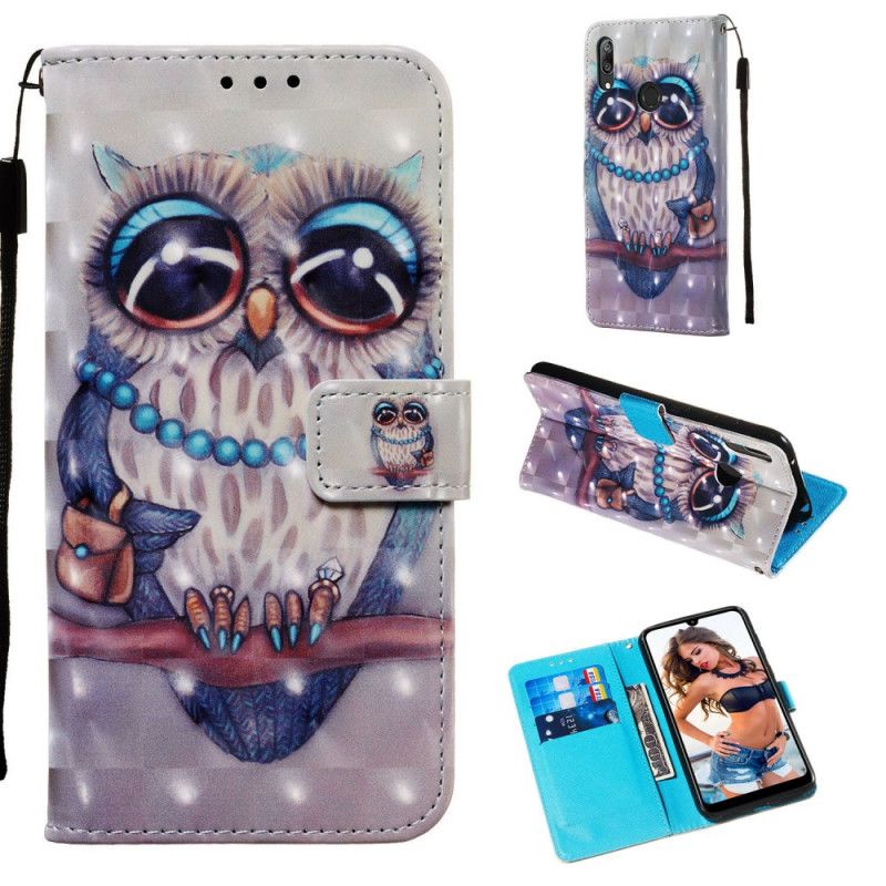 Etui Folio Huawei Y7 2019 Miss Sowa Efekt 3D