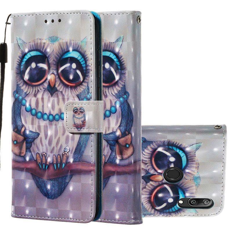 Etui Folio Huawei Y7 2019 Miss Sowa Efekt 3D