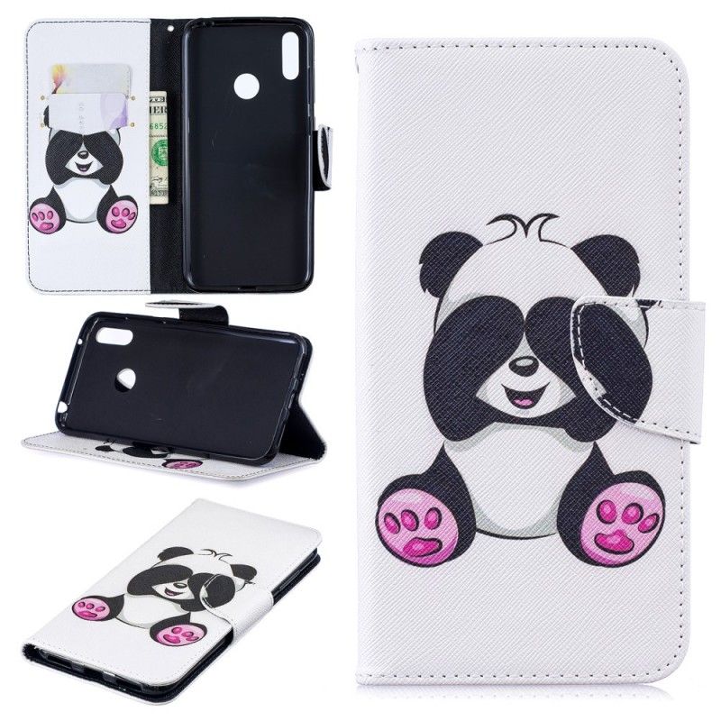 Etui Folio Huawei Y7 2019 Zabawna Panda