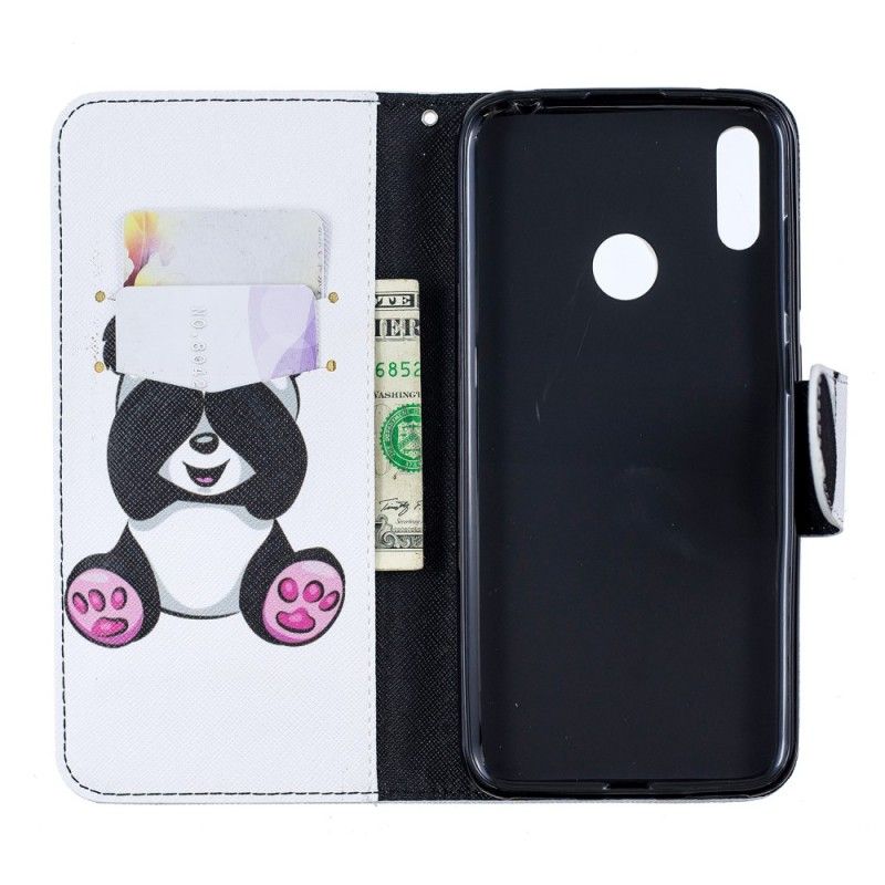 Etui Folio Huawei Y7 2019 Zabawna Panda