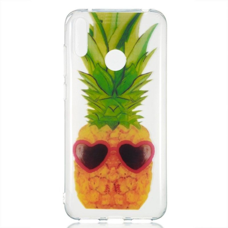 Etui Huawei Y7 2019 Przezroczysty Ananas Incognito Etui Ochronne