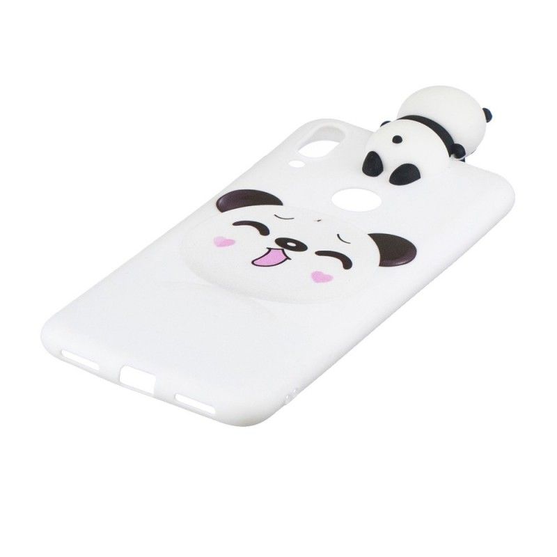 Etui Huawei Y7 2019 Zabawna Panda 3D Etui Ochronne