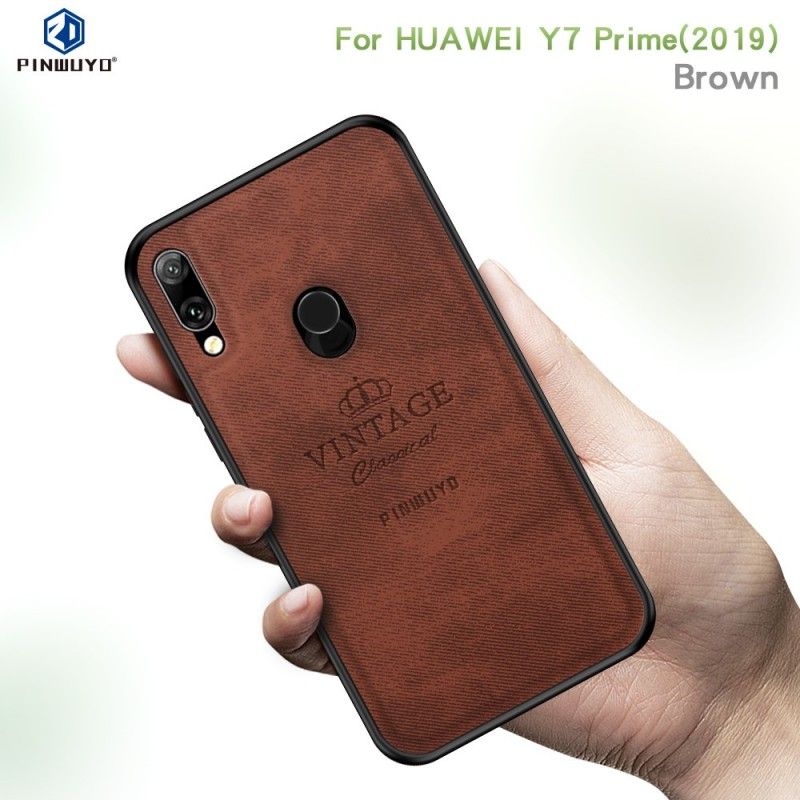 Futerały Huawei Y7 2019 Szary Czarny Zaszczytny Rocznik