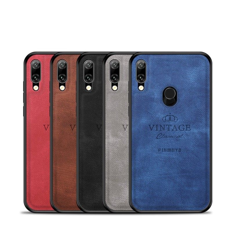 Futerały Huawei Y7 2019 Szary Czarny Zaszczytny Rocznik