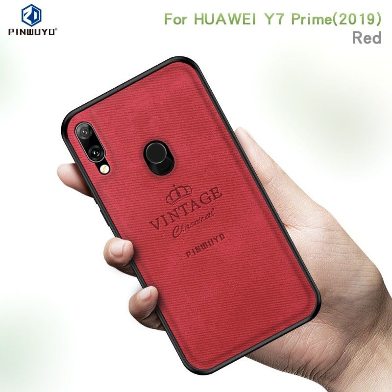 Futerały Huawei Y7 2019 Szary Czarny Zaszczytny Rocznik