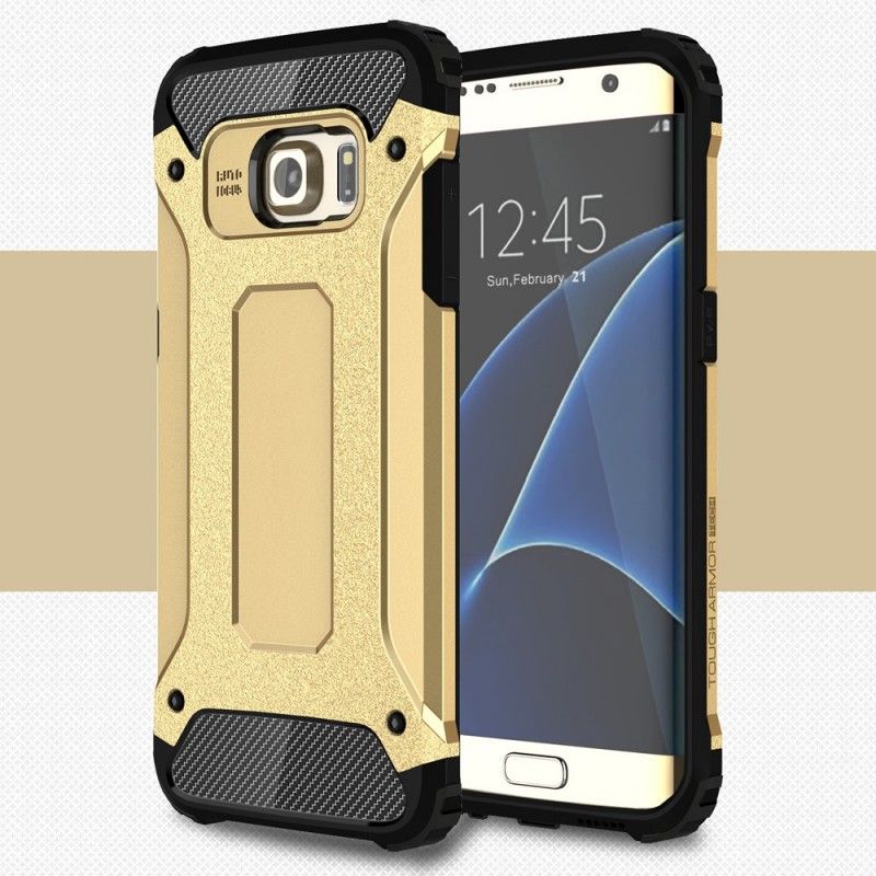 Etui Samsung Galaxy S7 Edge Granatowy Czerwony Ocalały