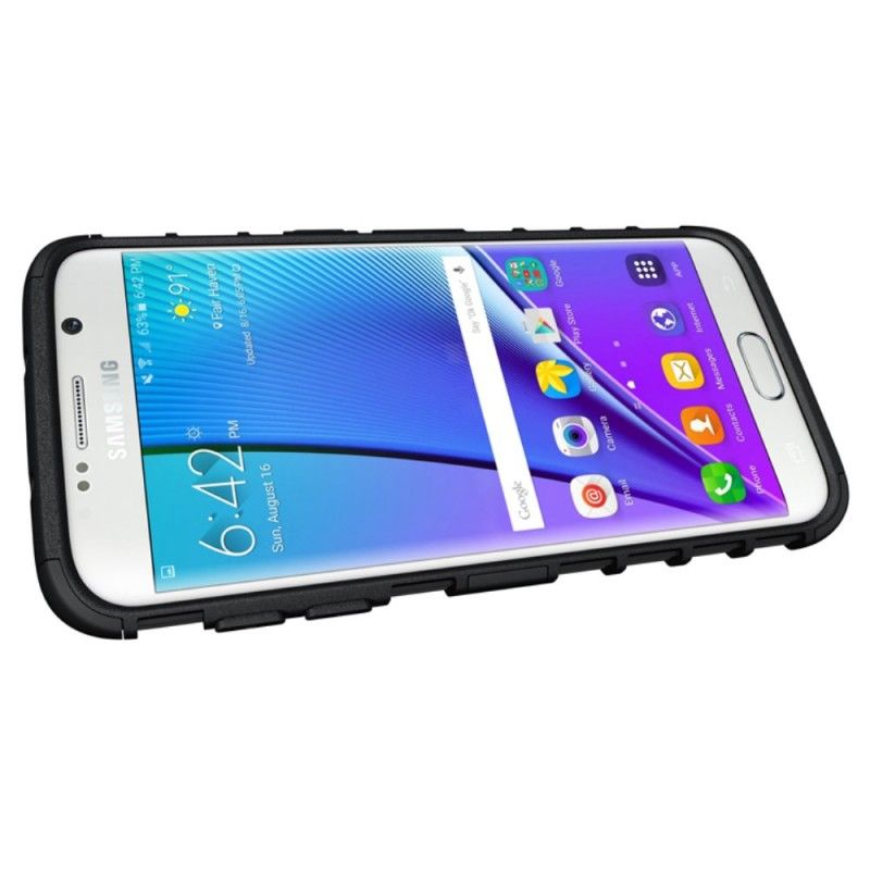 Futerały Samsung Galaxy S7 Edge Pomarańczowy Czarny Etui na Telefon Ultra Odporny