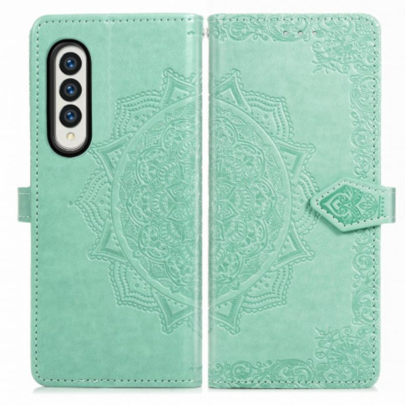 Etui Folio Do Samsung Galaxy Z Fold 3 5g Mandala Średniowiecze