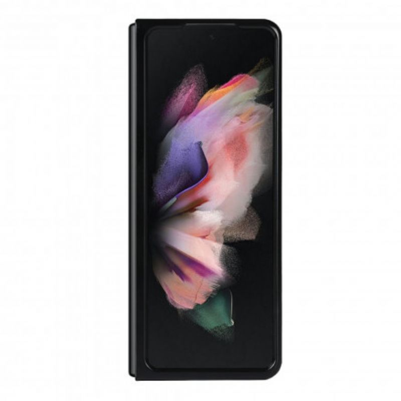 Futerały Samsung Galaxy Z Fold 3 5g Etui Na Telefon Litchi Skórzany Stojak