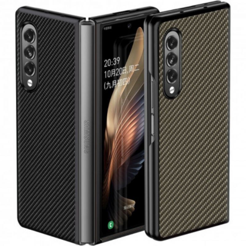 Futerały Samsung Galaxy Z Fold 3 5g Etui Na Telefon Smukłe Włókno Węglowe