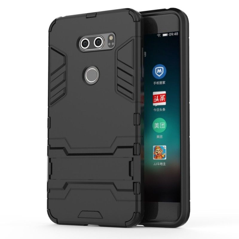 Futerały LG V30 Czerwony Czarny Etui na Telefon Ultra Odporny