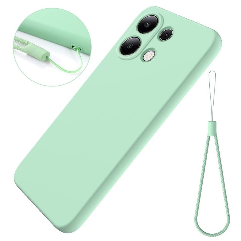 Etui Do Xiaomi Redmi Note 13 4g Pasek Z Płynnego Silikonu