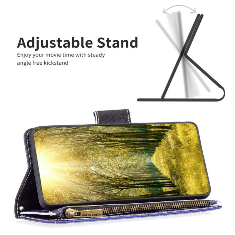 Etui Folio Do Xiaomi Redmi Note 13 4g Fioletowy Portfel Z Motylkami