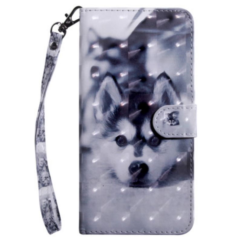 Etui Folio Do Xiaomi Redmi Note 13 4g Husky Z Paskiem