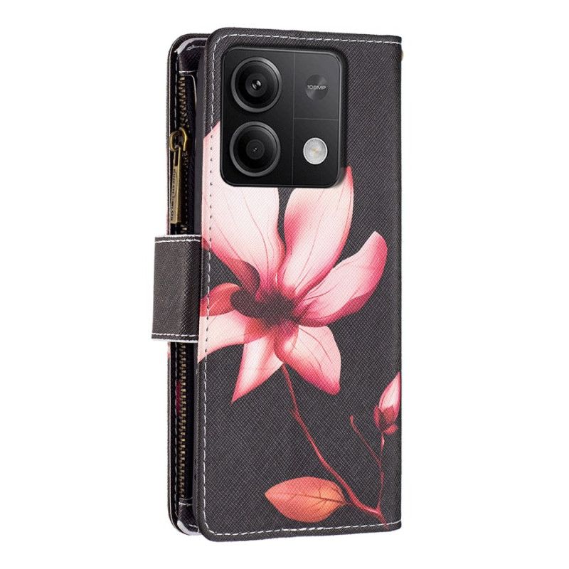 Etui Folio Do Xiaomi Redmi Note 13 4g Portfel Lotosu