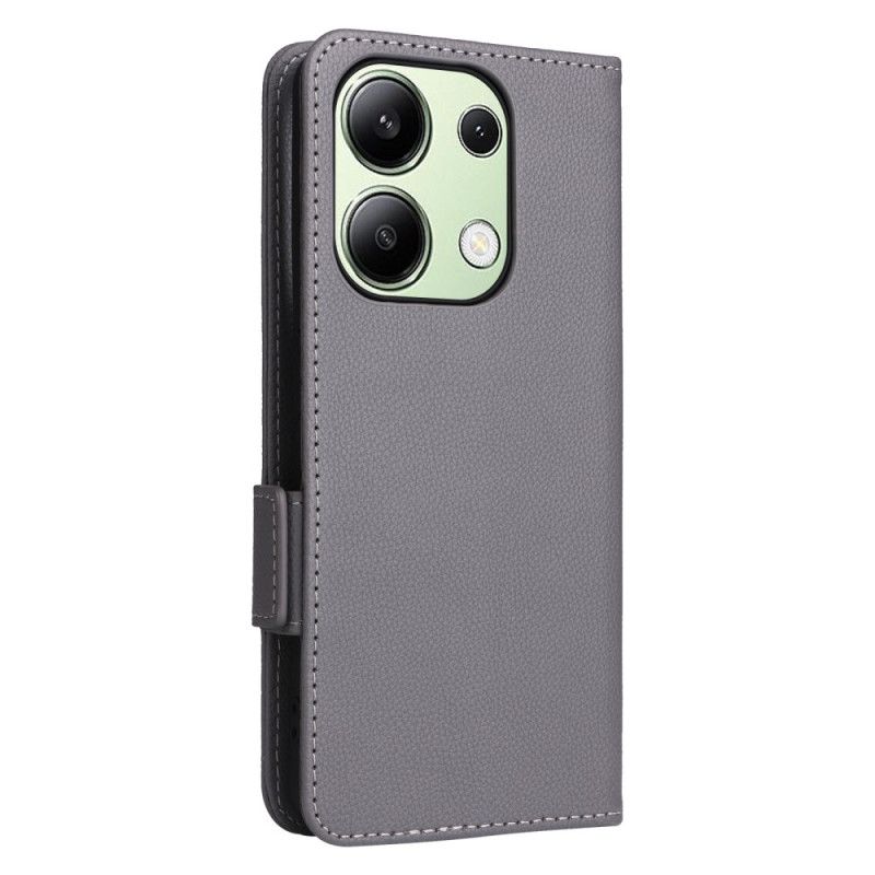 Etui Folio Do Xiaomi Redmi Note 13 4g Styl Skórzany Z Paskiem