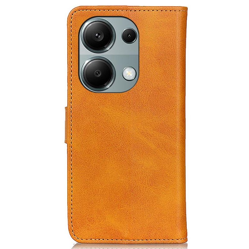 Etui Folio Xiaomi Redmi Note 13 4g Matowa Sztuczna Skóra