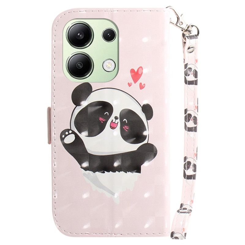 Etui Folio Xiaomi Redmi Note 13 4g Panda Love Z Paskiem