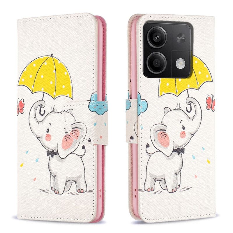 Etui Folio Xiaomi Redmi Note 13 4g Parasol I Słoń