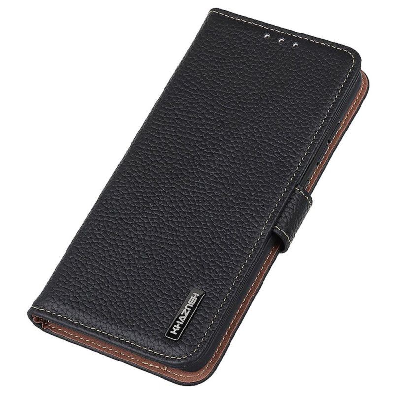 Etui Folio Xiaomi Redmi Note 13 4g Skóra Liczi Khazneh Etui Ochronne