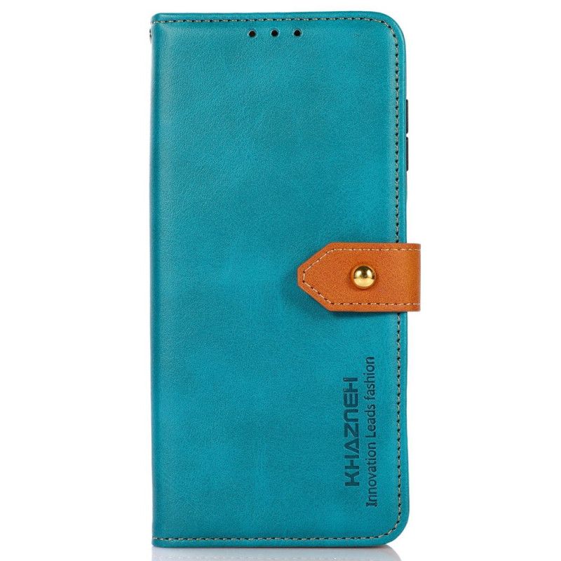 Etui Folio Xiaomi Redmi Note 13 4g Złota Zapinka Khazneh