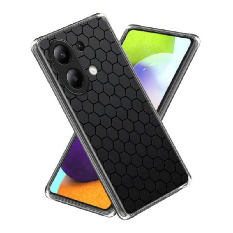 Futerały Xiaomi Redmi Note 13 4g Etui Na Telefon Wzór Plastra Miodu