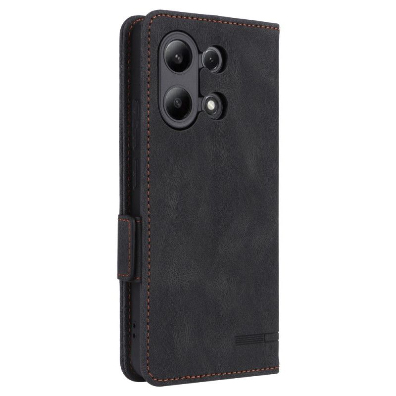 Obudowa Xiaomi Redmi Note 13 4g Etui Na Telefon Podwójne Zapięcie W Stylu Vintage