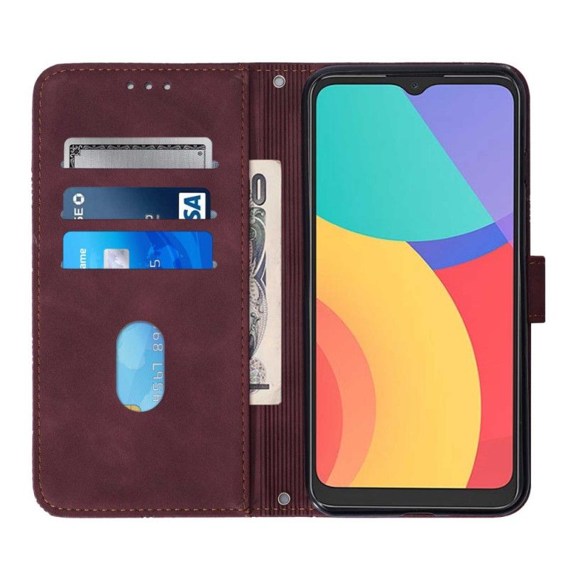 Etui Folio Alcatel 3l (2021) / 1s (2021) Piramidy W Kształcie Pasków Etui Ochronne