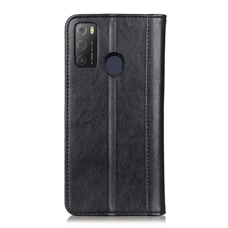 Flip Kotelot Alcatel 3l (2021) / 1s (2021) Etui Na Telefon Elegance Split Liczi Skóra