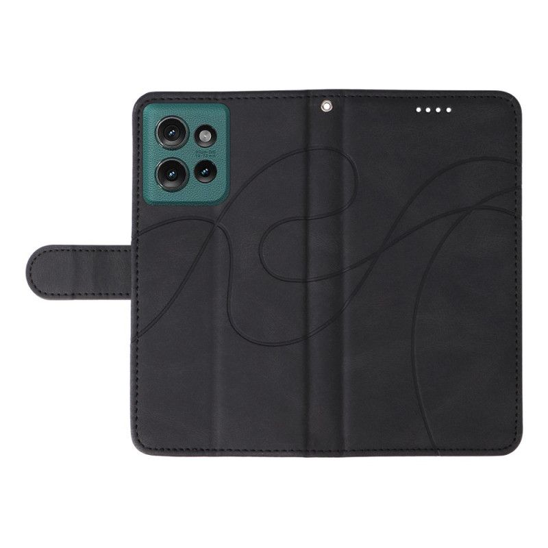 Etui Folio Motorola Edge 50 Faliste Linie Etui Ochronne