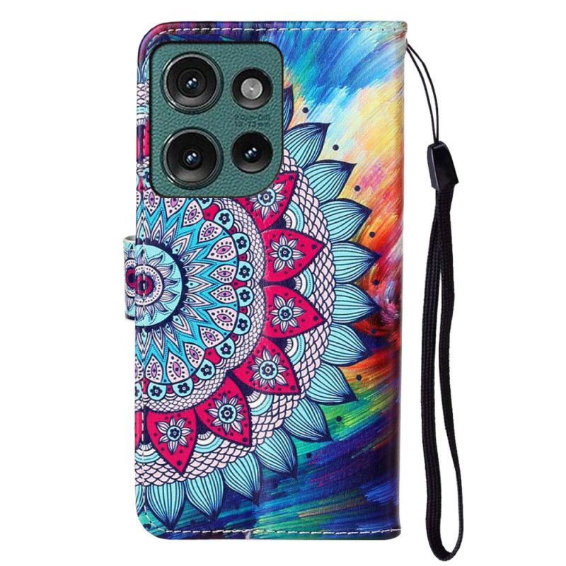 Etui Folio Motorola Edge 50 Mandala Premium