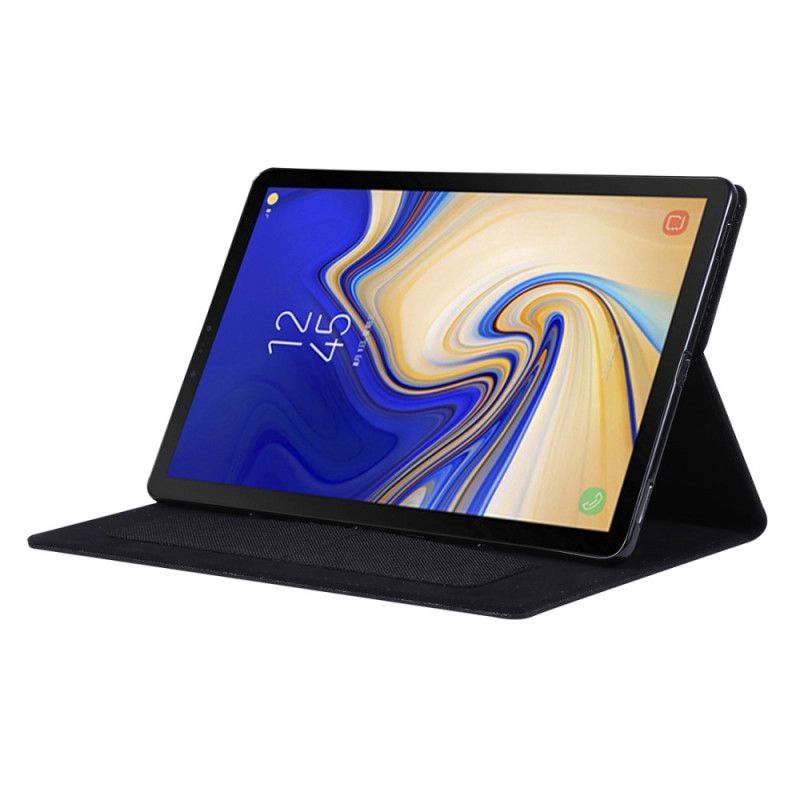 Case Samsung Galaxy Tab S5e Szary Czarny Etui na Telefon Tkanina