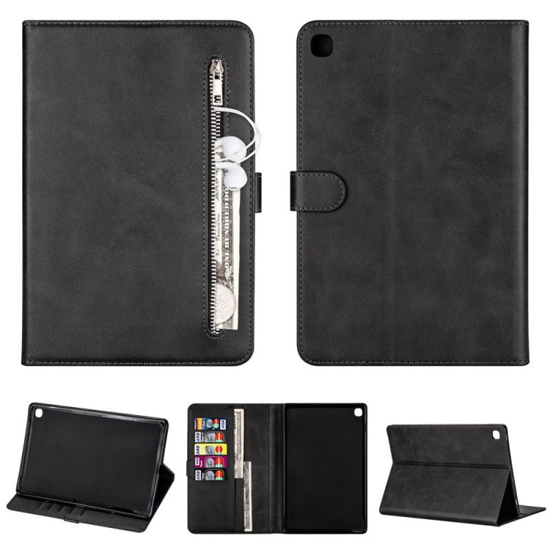 Etui Folio Samsung Galaxy Tab S5e Czerwony Czarny Portfel Etui Ochronne