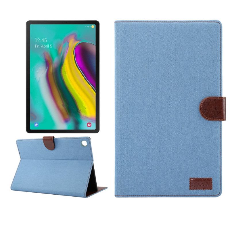 Etui Folio Samsung Galaxy Tab S5e Jasnoniebieski Czarny Dżinsy Etui Ochronne