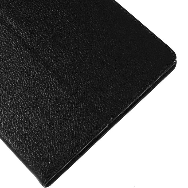 Etui Samsung Galaxy Tab S5e Biały Czarny Imitacja Skóry Liczi Etui Ochronne