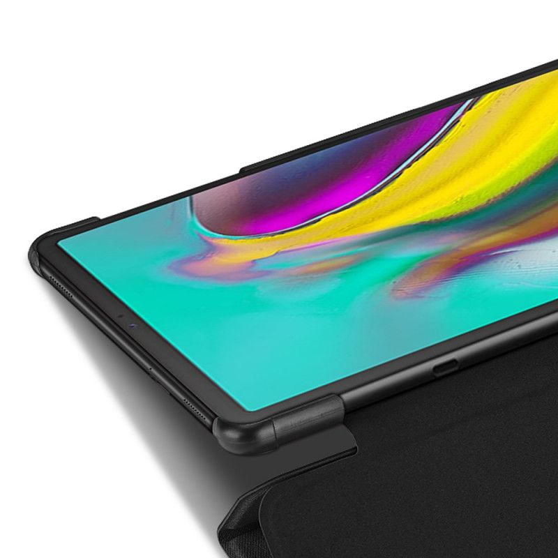 Inteligentna Obudowa Samsung Galaxy Tab S5e Różowy Czarny Domo Seria Dux-Ducis