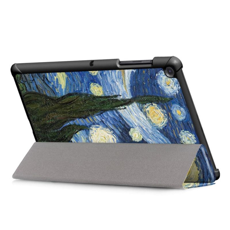 Inteligentna Obudowa Samsung Galaxy Tab S5e Wzmocniona Van Gogh