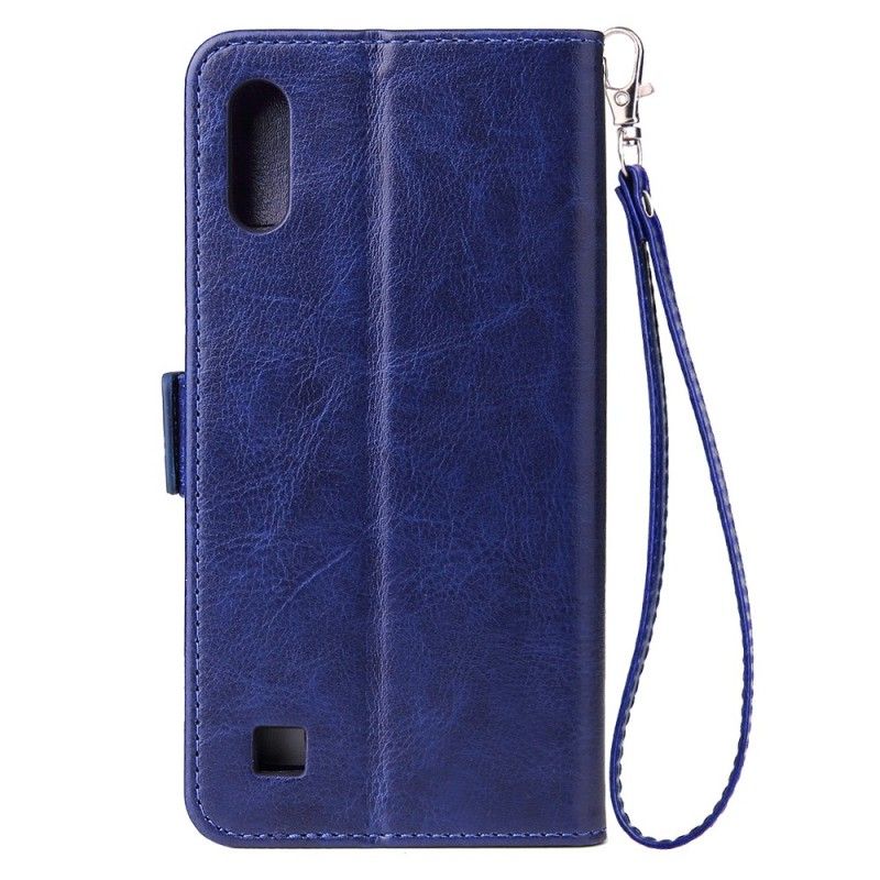 Etui Folio Samsung Galaxy A10 Czerwony Czarny Portmonetka Na Monety Z Paskiem Etui Ochronne