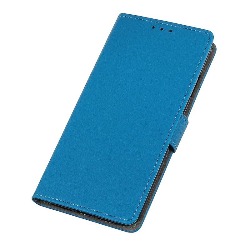 Etui Folio Samsung Galaxy A10 Czerwony Czarny Prosta Sztuczna Skóra