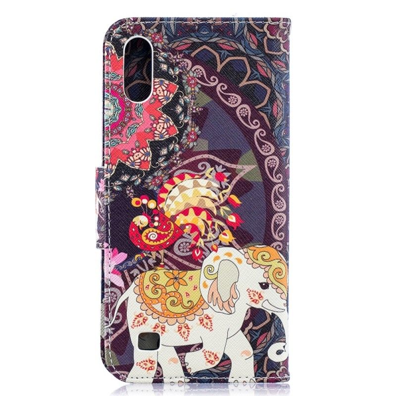 Etui Folio Samsung Galaxy A10 Etniczna Mandala Słonia Etui Ochronne