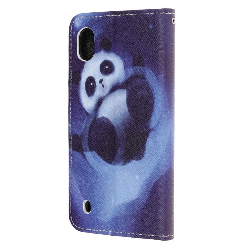 Etui Folio Samsung Galaxy A10 Przestrzeń Panda Ze Stringami Etui Ochronne