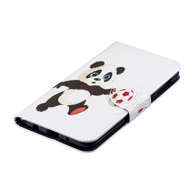 Etui Folio Samsung Galaxy A10 Stopa Pandy Etui Ochronne