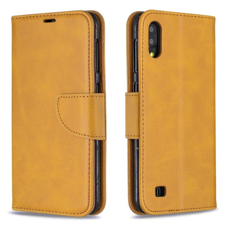 Etui Folio Samsung Galaxy A10 Szary Czarny Efekt Skóry W Kolorze