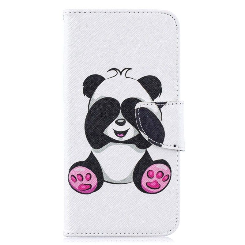 Etui Folio Samsung Galaxy A10 Zabawna Panda