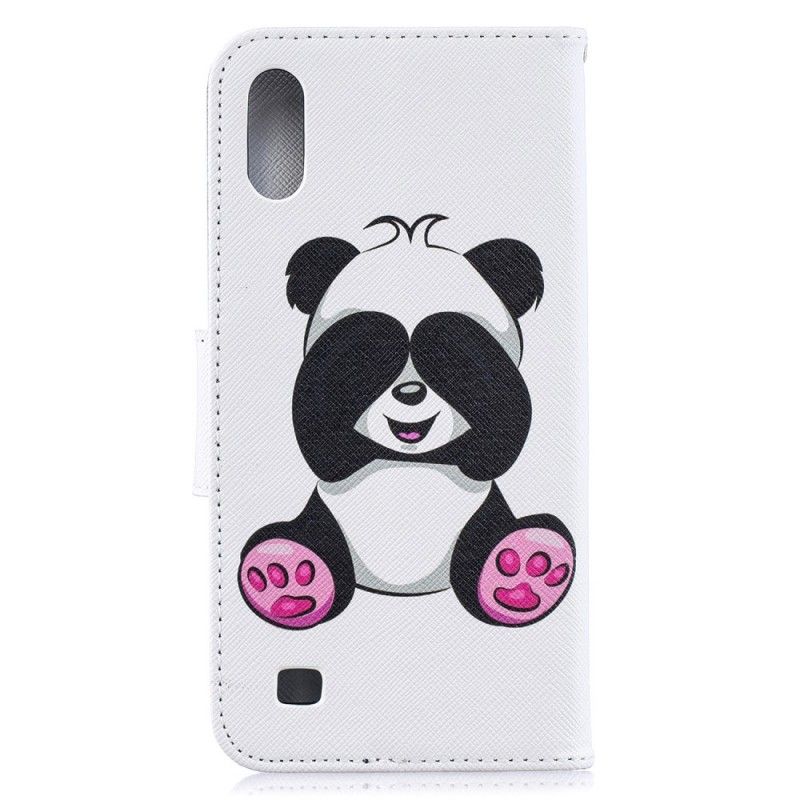 Etui Folio Samsung Galaxy A10 Zabawna Panda