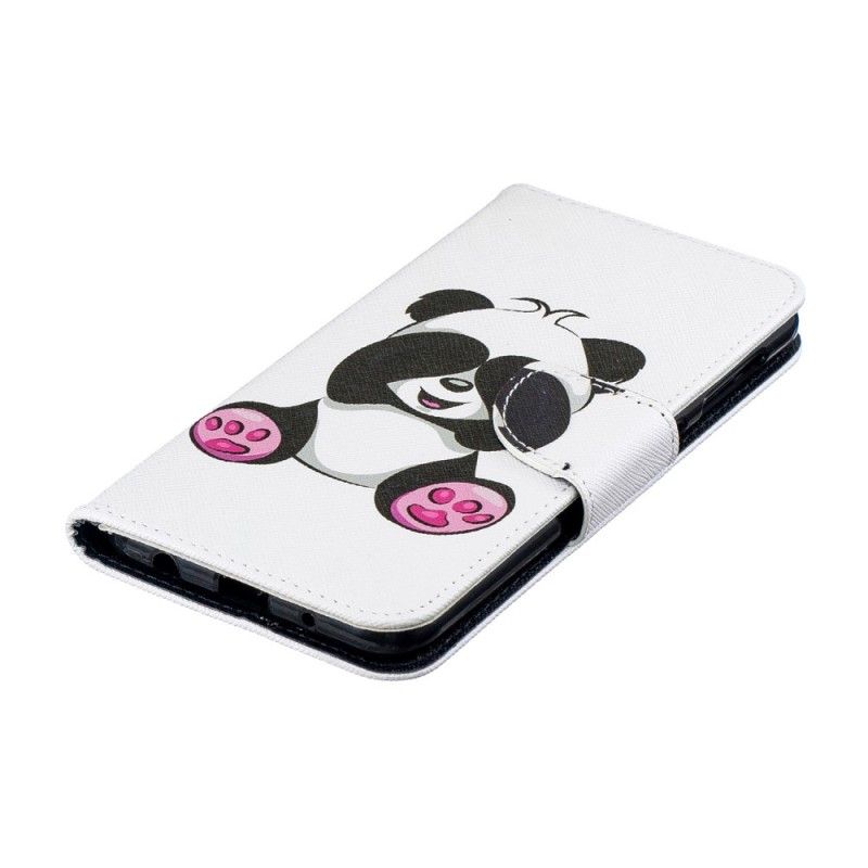 Etui Folio Samsung Galaxy A10 Zabawna Panda