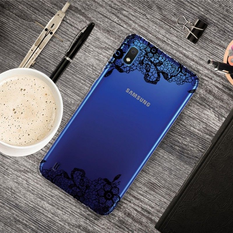 Etui Samsung Galaxy A10 Cienka Koronka Etui Ochronne