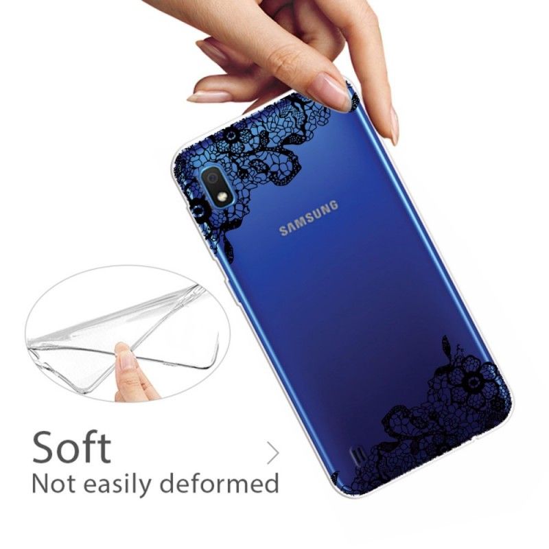 Etui Samsung Galaxy A10 Cienka Koronka Etui Ochronne