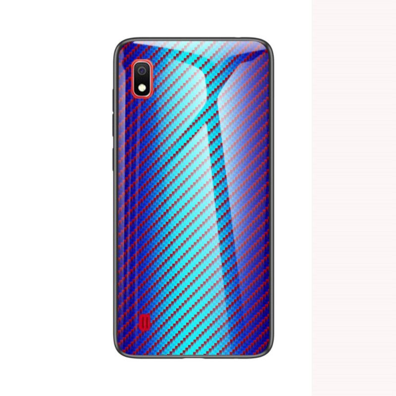 Etui Samsung Galaxy A10 Magenta Czarny Szkło Hartowane Z Włókna Węglowego Etui Ochronne